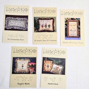 Lizzie Kate Cross Stitch Patterns Seasonal & Home 10-32 Ct Noah Christmas Love